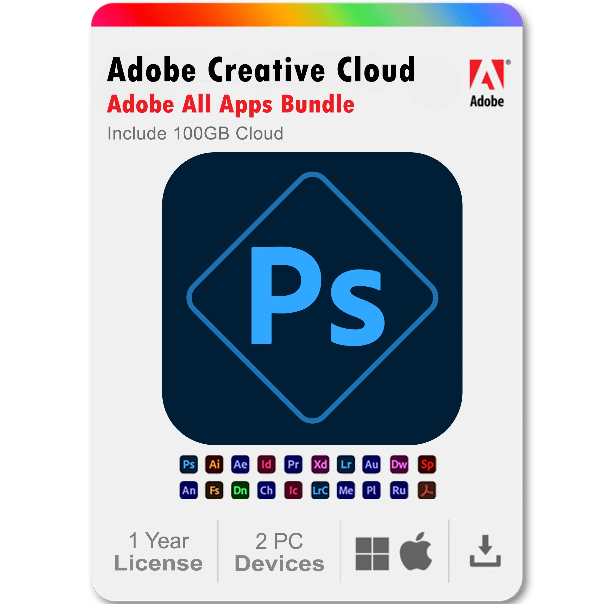17.webp Photoshop Express 1 Year Subscription All Adobe Creative Cloud Apps Bundle - Image 1