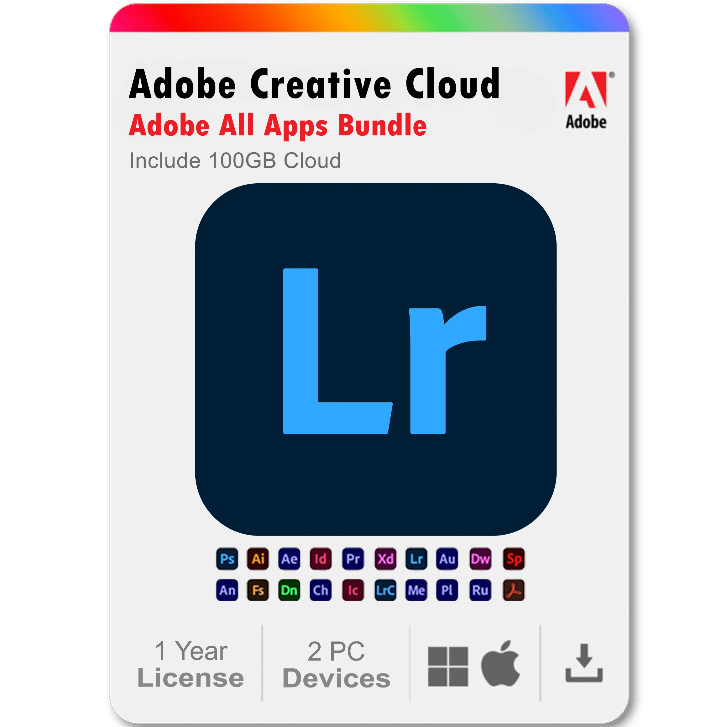 7.webp Lightroom 2025 1 Year Subscription All Adobe Creative Cloud Apps Bundle - Image 1