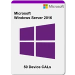 Microsoft Windows Server 2016 50 Device Cals Product key